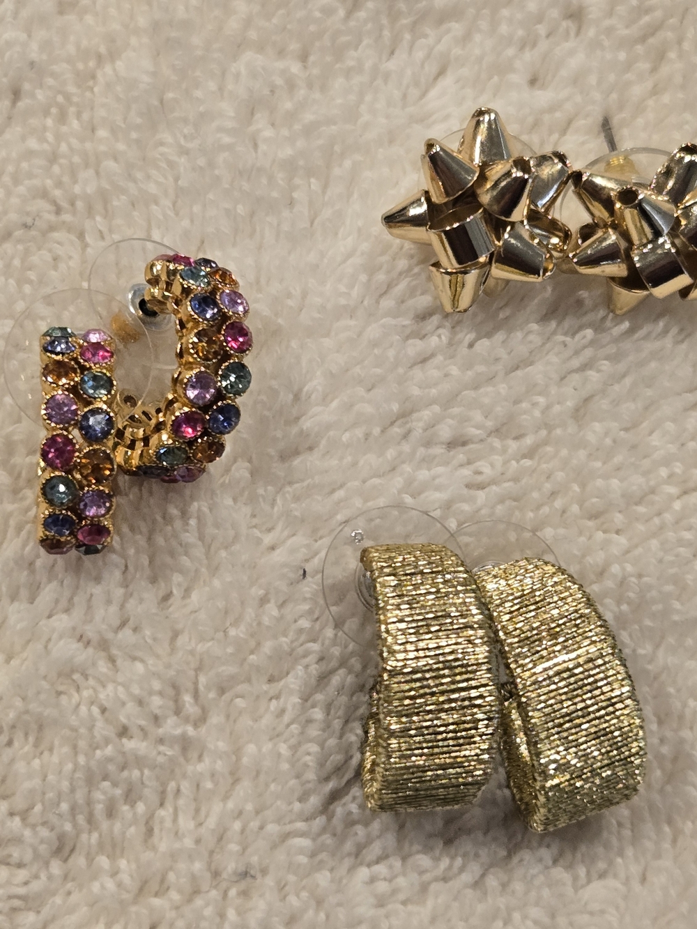 J. Crew Huggie/Stud Earrings